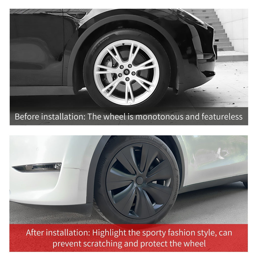 Tesla Model Y Hub Caps 19'' Hurricane Style Wheel Cover Tesla Accessories Model Y Rims Wheel Hub Cap Tesstudio?