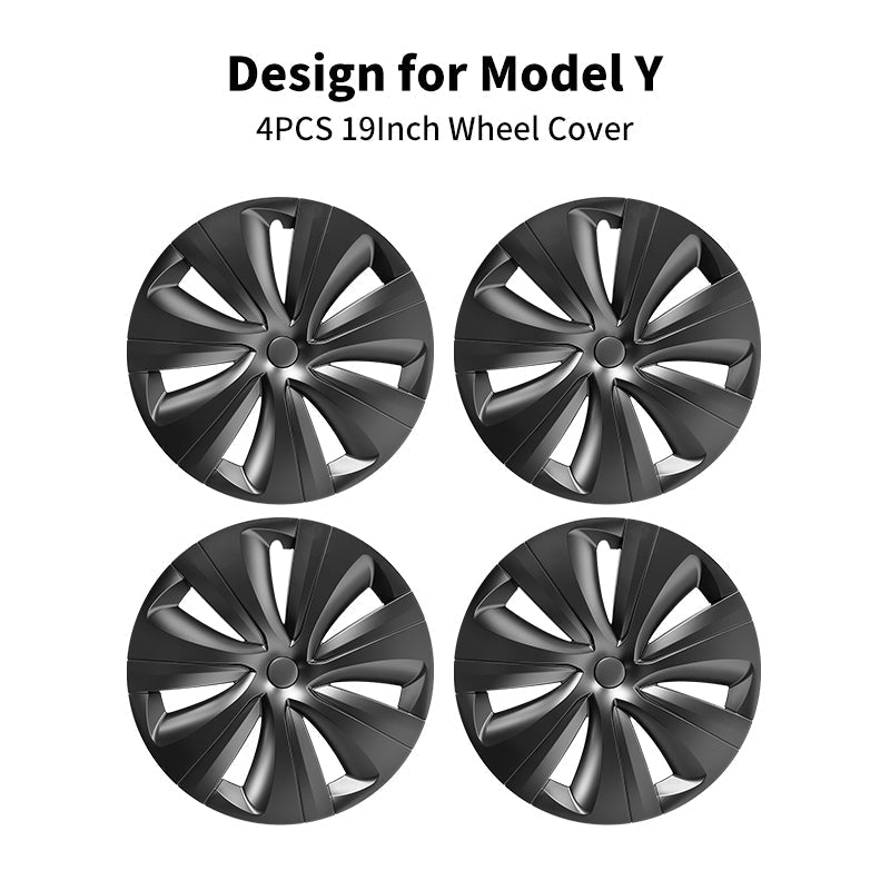 Tesla Model Y Hub Caps 19'' Hurricane Style Wheel Cover Tesla Accessories Model Y Rims Wheel Hub Cap Tesstudio?