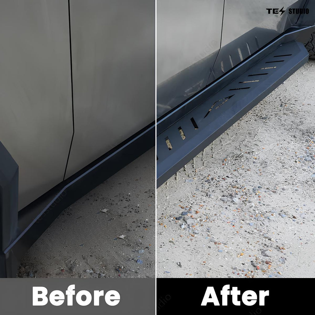 Tesla Cybertruck Running Boards Side Steps Cybertruck Nerf Bars Cybertruck Exterior Brackets Tesla Accessories Tesstudio?