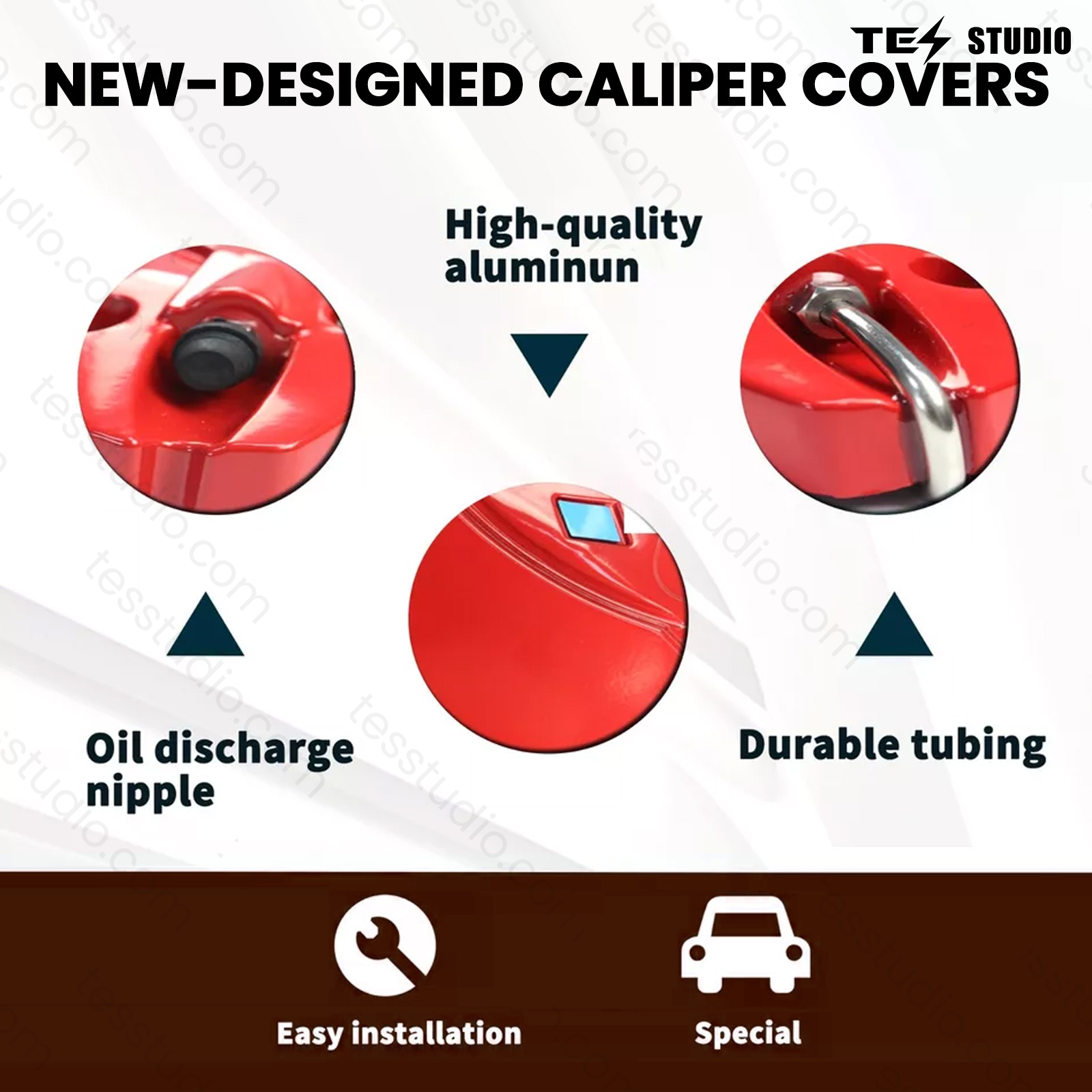 Tesla Cybertruck Brake Caliper Cover Red Yellow Cybertruck Wheel Caliper Covers Tesstudio?