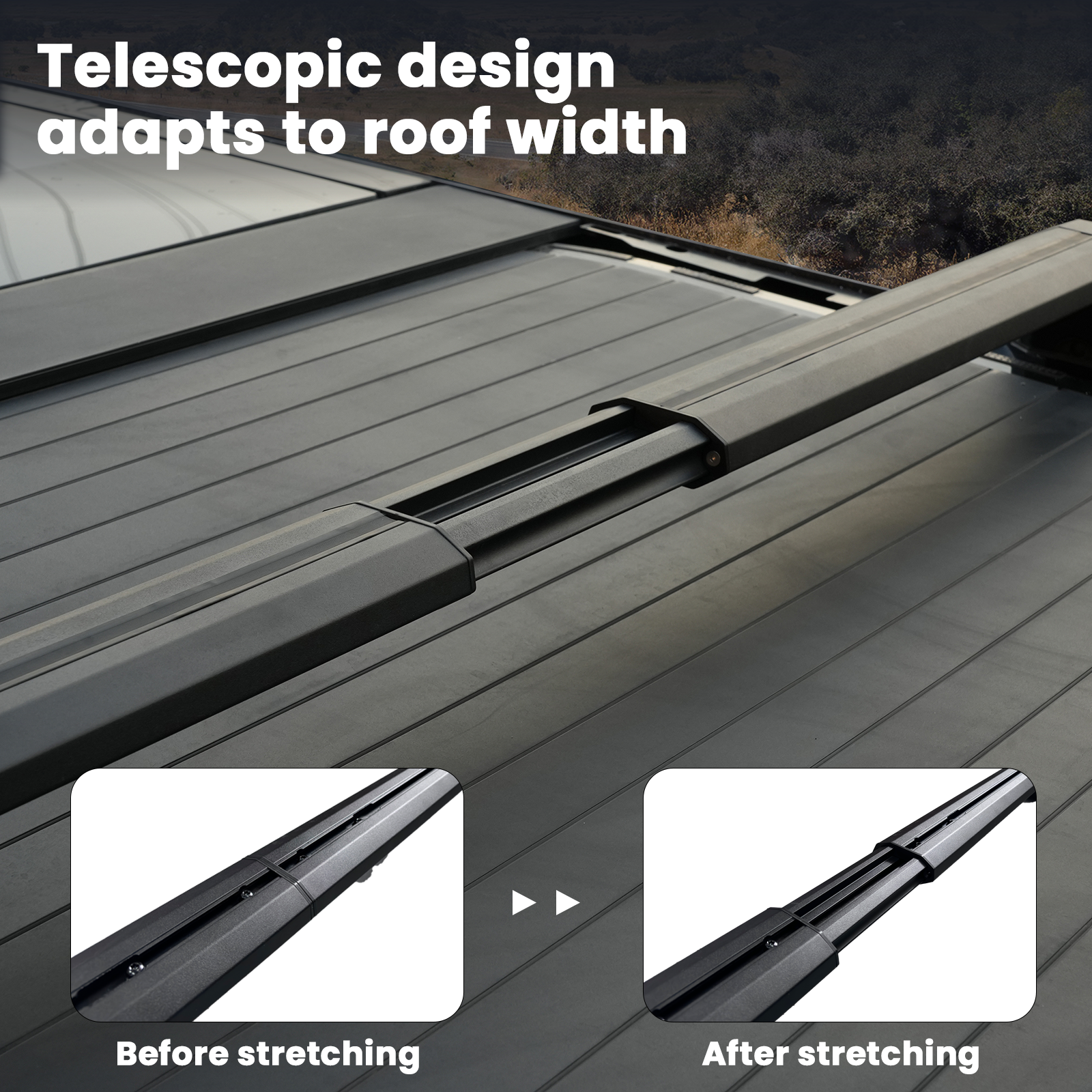 Tesla Cybertruck Crossbars Roof Rack Cargo Rack Rails Cybertruck Cargo Carriers Cybertruck Crossbars OEM Tesstudio?