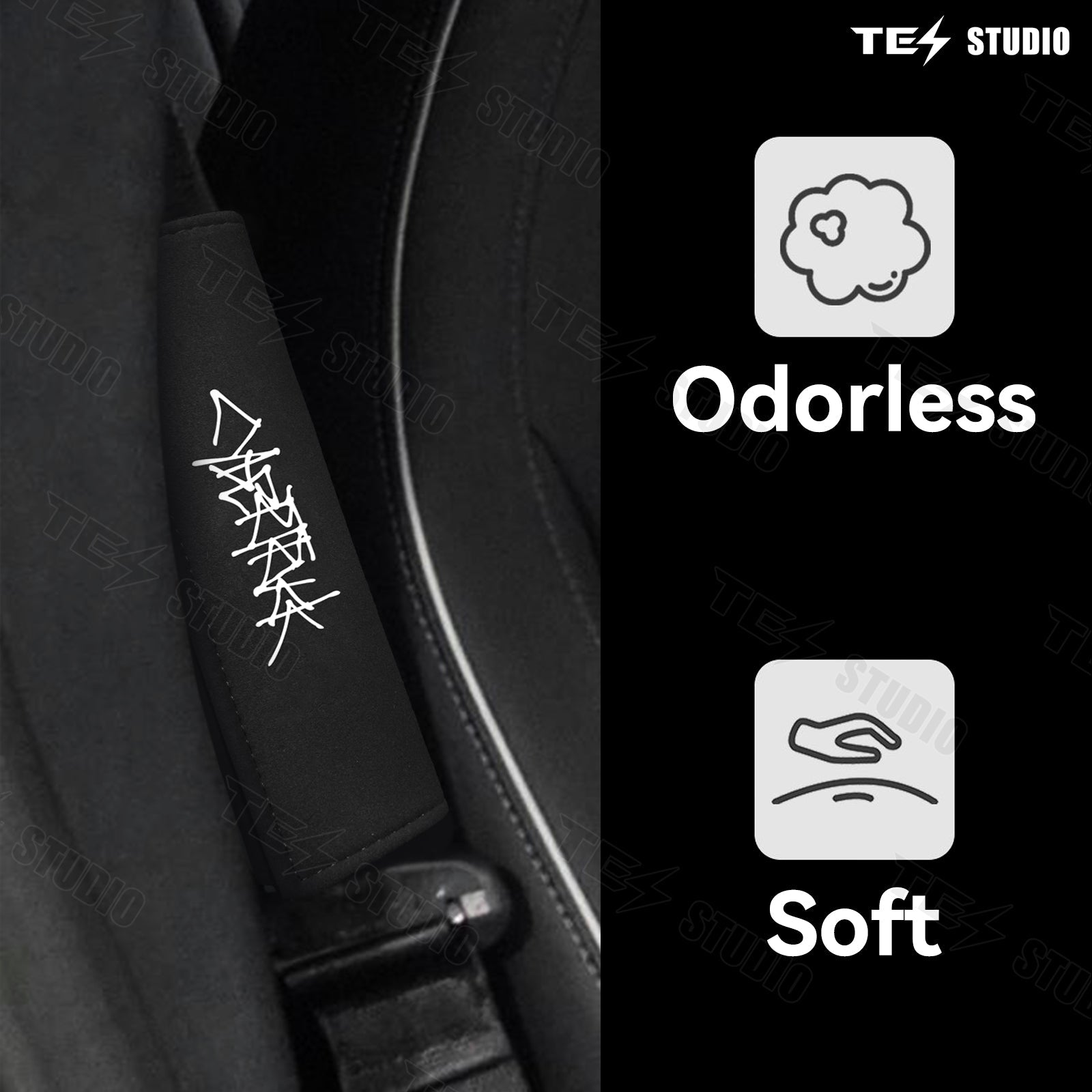 Tesla Cybertruck Seat Belt Covers Comfort Shoulder Neck Protector Tesstudio?
