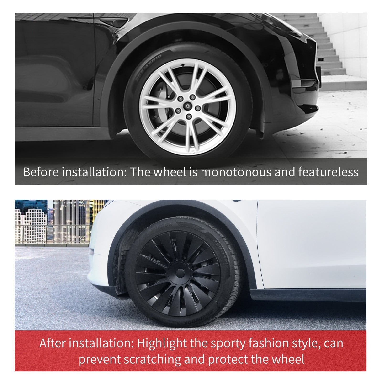Tesla Model Y Wheels Hub Caps 19'' Cyclone Style Wheel Cover Tesla Model Y Wheel Covers Tesla Accessories Tesstudio?
