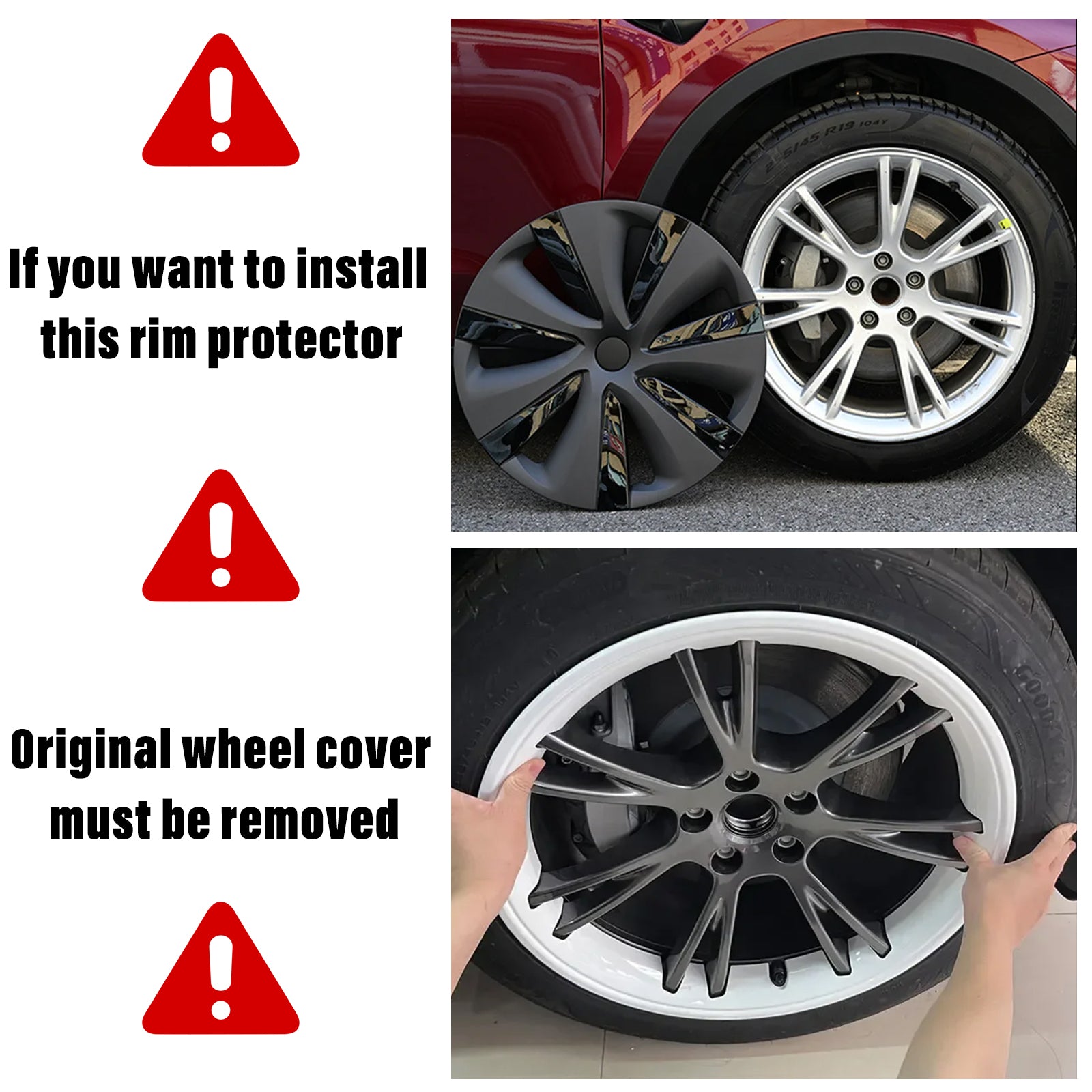 Tesla Model Y Center Caps 19 Inch Hubcaps Hub Protection Ring Tesla Wheel Tesstudio? 
