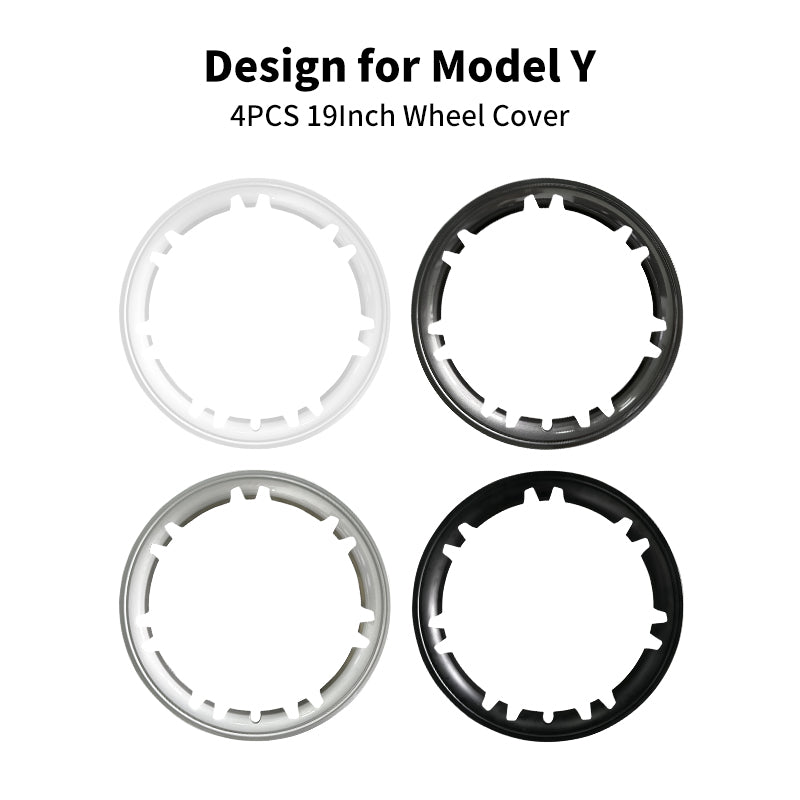 Tesla Model Y Center Caps 19 Inch Hubcaps Hub Protection Ring Tesla Wheel Tesstudio? 