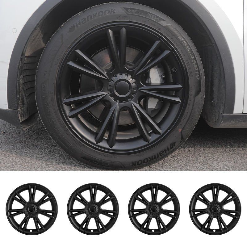 Tesla Model Y Hub Caps 19'' Sport Style Wheel Cover Tesla Tire Accessories Tesstudio? 