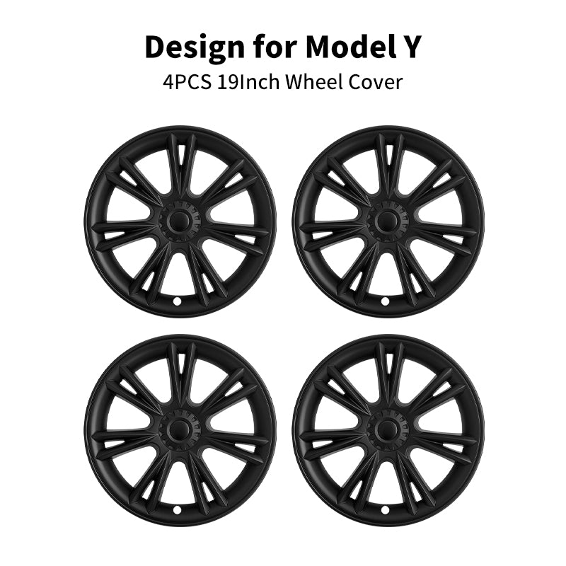 Tesla Model Y Hub Caps 19'' Sport Style Wheel Cover Tesla Tire Accessories Tesstudio? 
