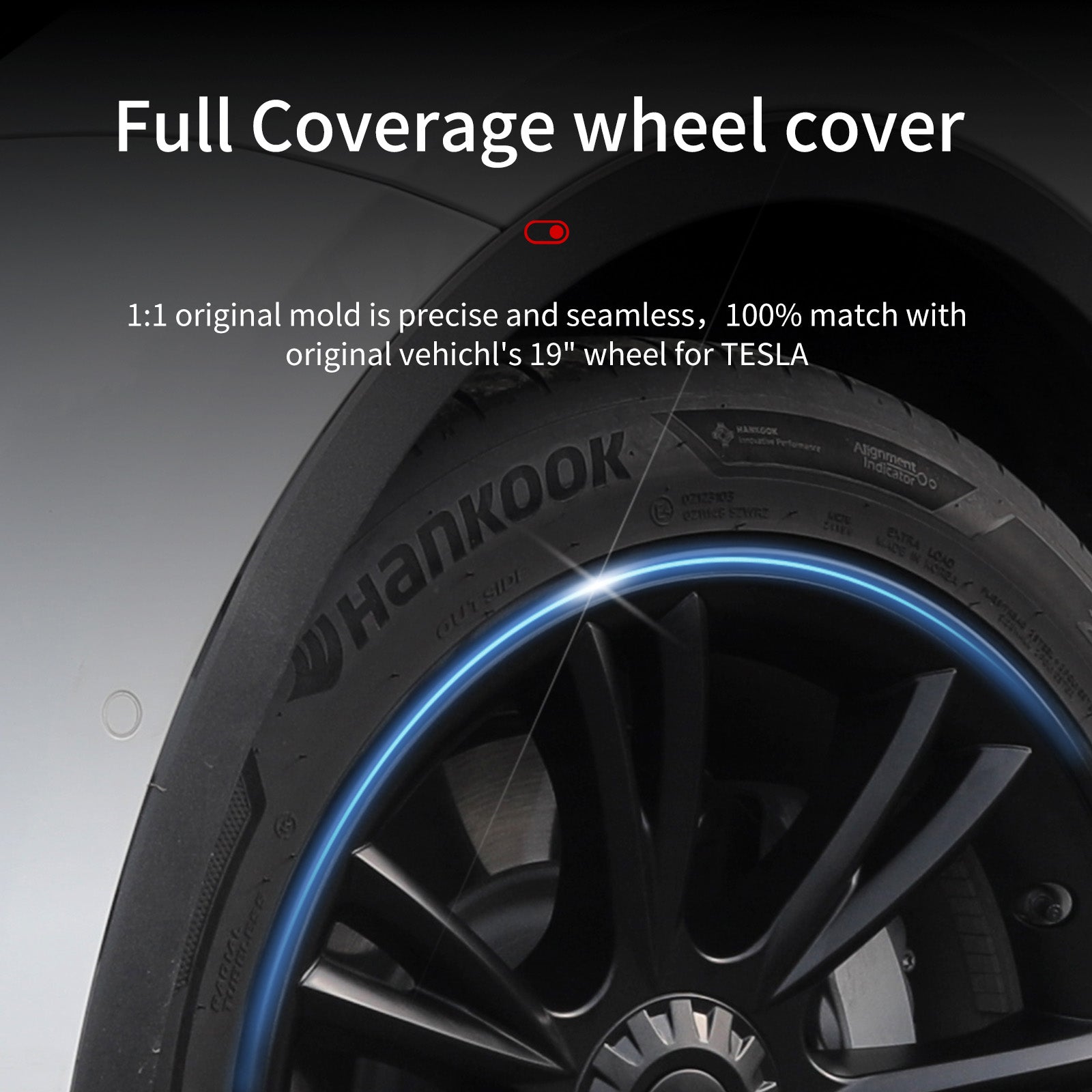 Tesla Model Y Hub Caps 19'' Sport Style Wheel Cover Tesla Tire Accessories Tesstudio? 