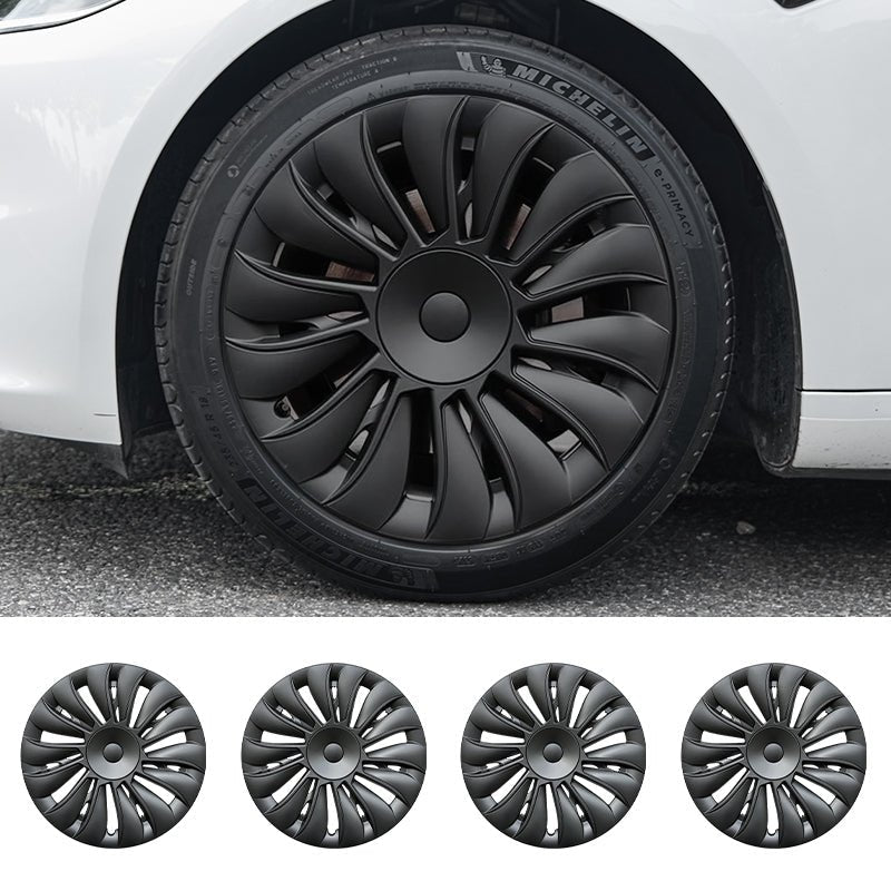 Tesla Model Y Protector Cover Kit 19'' Classic Storm Style Wheel Cover Model Y  Center Caps Tesstudio? 