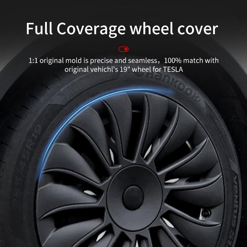 Tesla Model Y Protector Cover Kit 19'' Classic Storm Style Wheel Cover Model Y  Center Caps Tesstudio? 