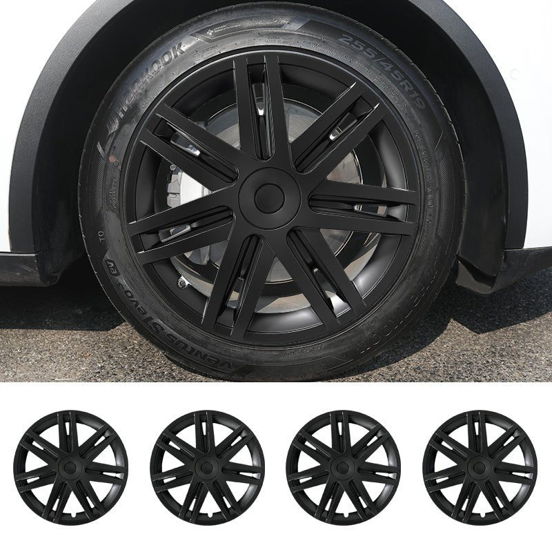 Tesla Model Y Wheel Hub Cap 19'' Star Style Wheel Cover Model Y Full Coverage Hubcap Tesstudio?