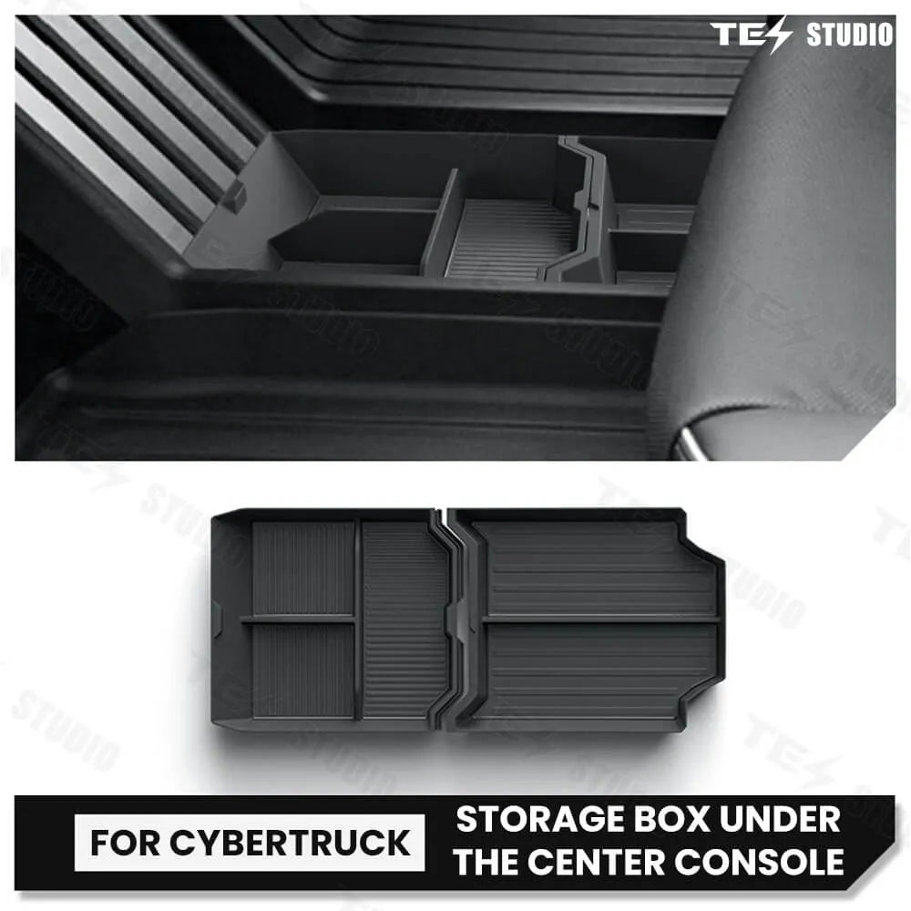 Tesstudio? Cybertruck Center Console Organizer Tray Storage Box Tesla Interior Accessories