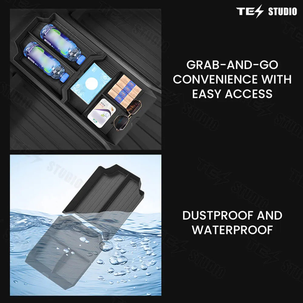 Tesstudio? Cybertruck Center Console Organizer Tray Storage Box Tesla Interior Accessories