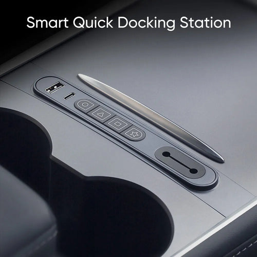 Tesstudio 2021+ Model 3/Y Smart Control Expansion Dock: Enhanced Interior Functionality