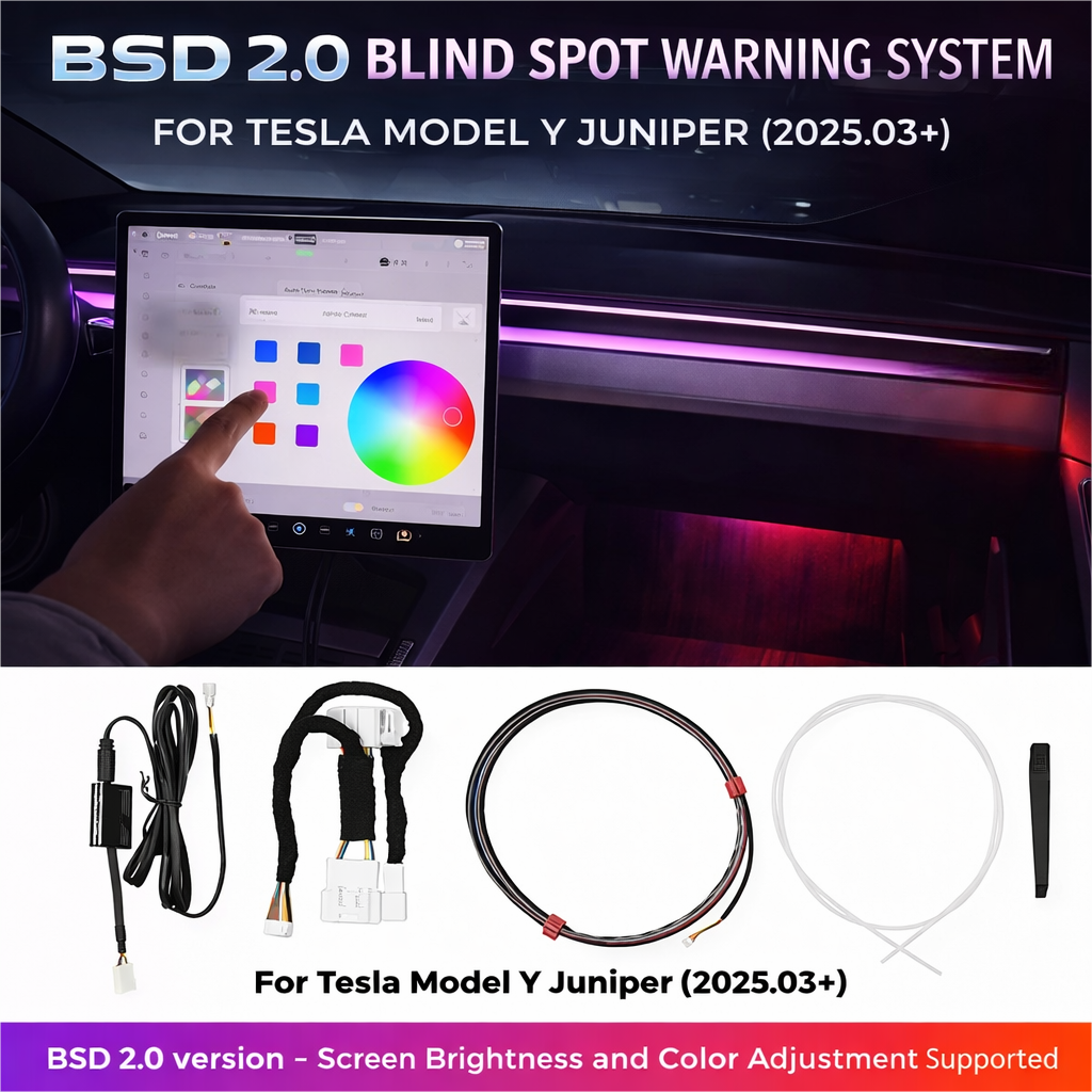 Tesstudio BSD 2.0 Blind Spot Warning System For Tesla Model Y Juniper£¨2025.03+£©