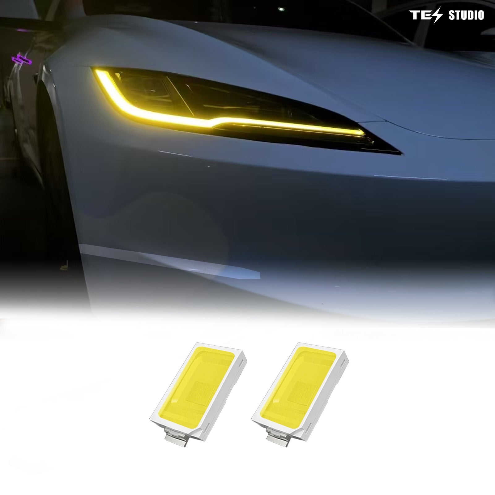 Tesstudio Daytime Running Light DRL Boards Headlight for Tesla Model 3 Highland