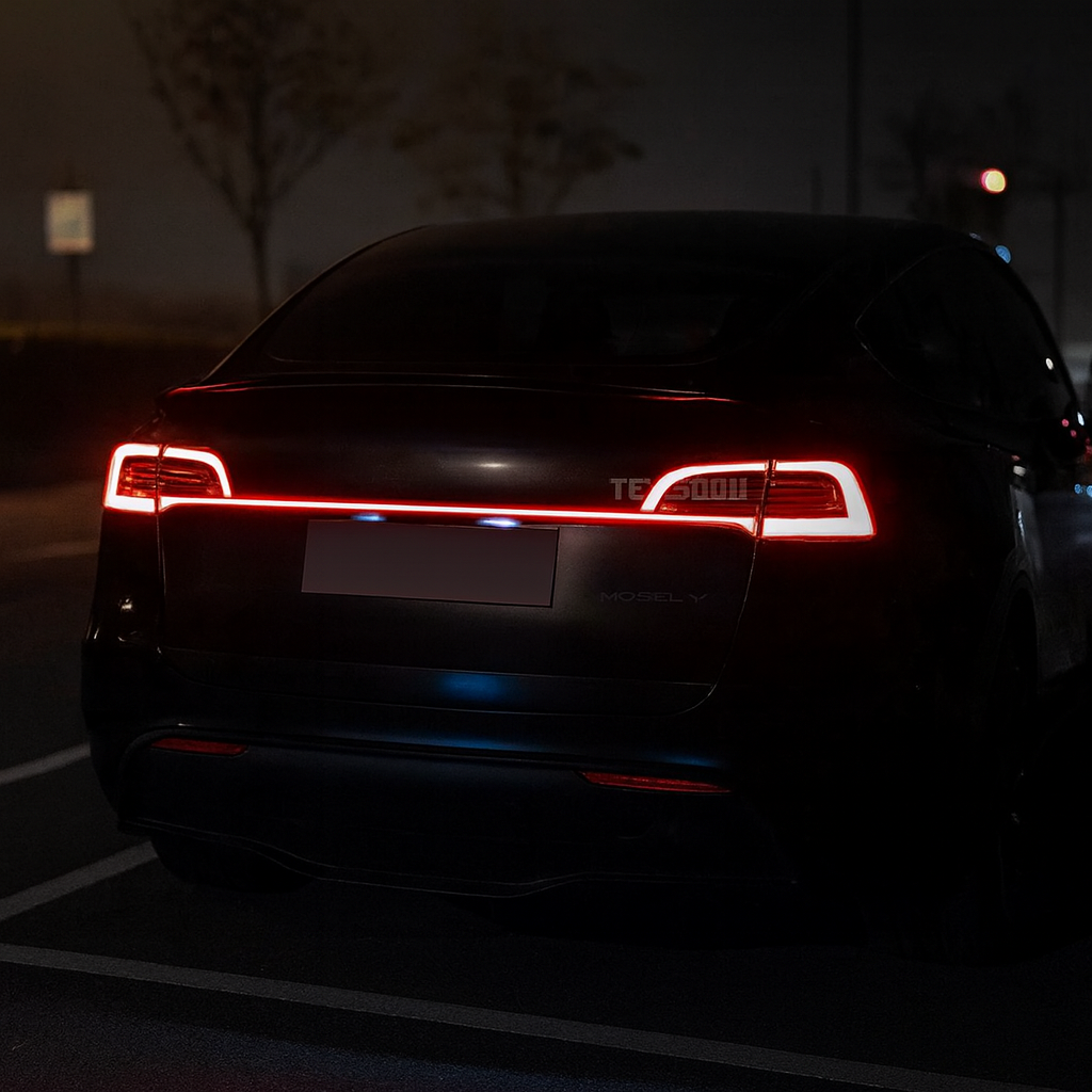 Tesstudio Knight Rider Full-Width LED Strip Tail Light for Tesla Model 3 & Model Y ¨C Enhanced Visibility & Modern Styling