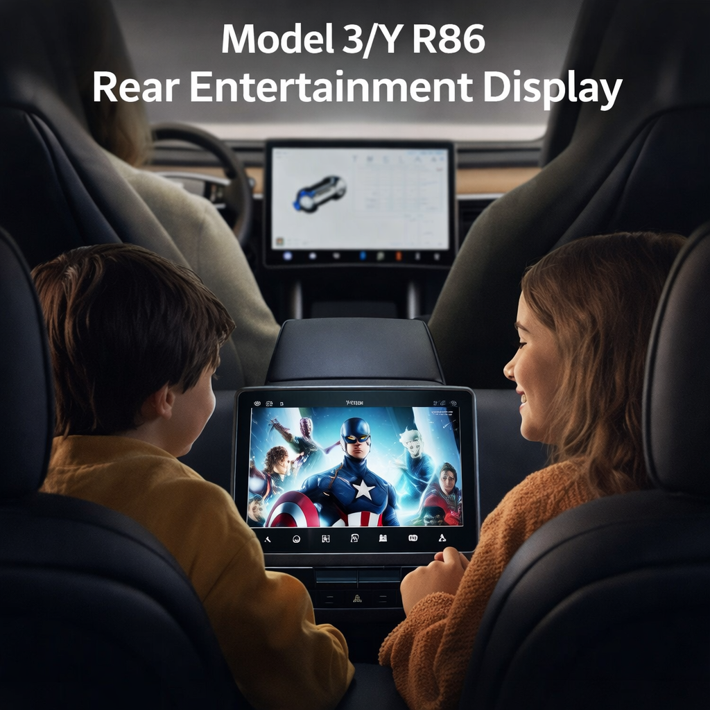 R89 Rear Display Screen with Disney Plus Entertainment£¨February 2019+) For Model 3/Y