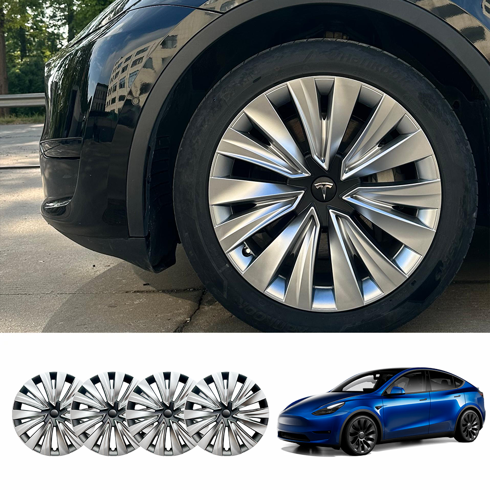 Tesstudio Tesla Model Y (2020-2024)19'' X-Style C Wheel Covers ¨C Aerodynamic Protection & Stylish Upgrade