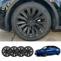 Tesstudio Tesla Model Y (2020-2024)19'' X-Style C Wheel Covers ¨C Aerodynamic Protection & Stylish Upgrade/ Matte Black