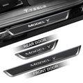 Tesstudio Tesla Model 3/Y LED illuminated Welcome Pedal Door Sill Protector