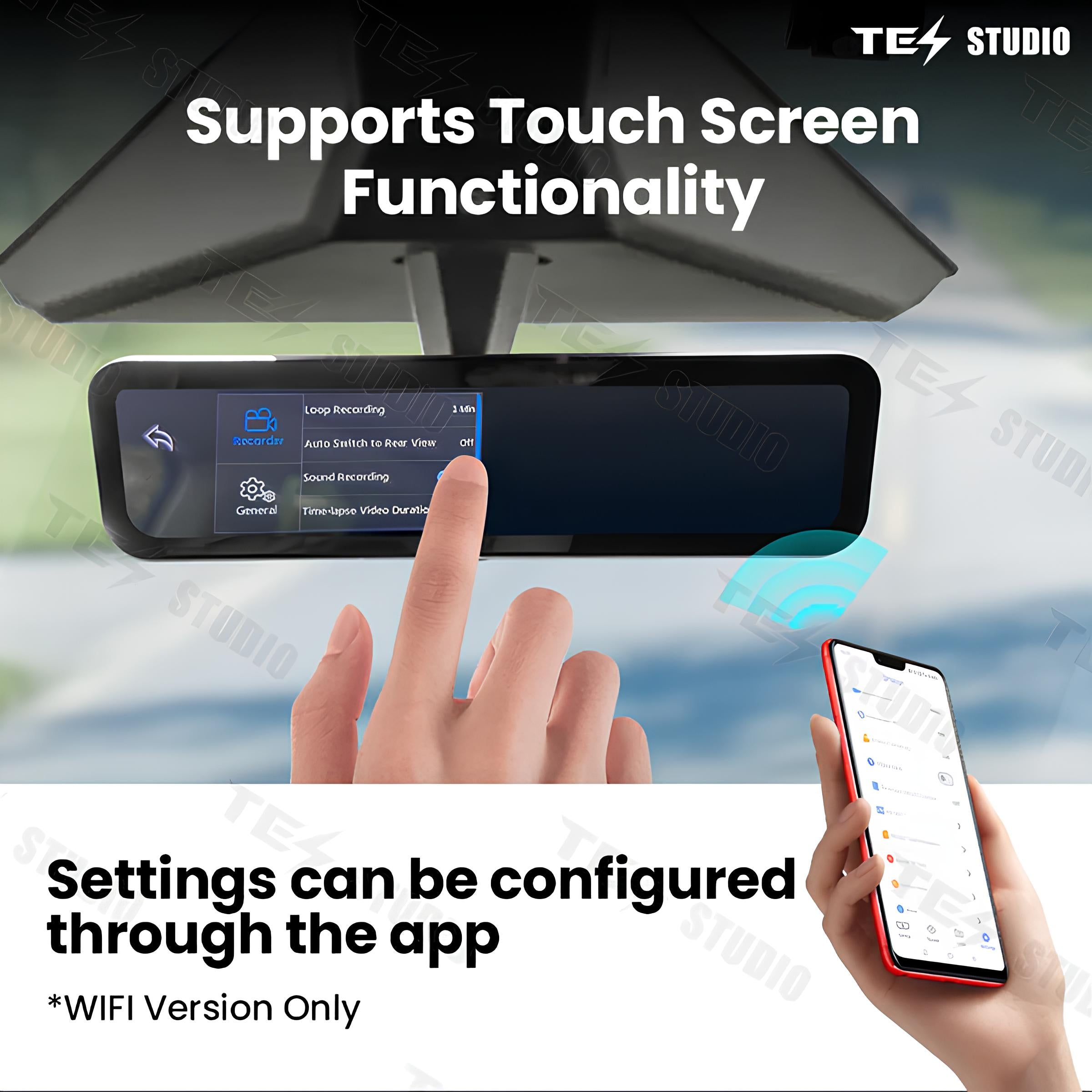Tesla Cybertruck S92 Streaming Rearview Mirror Recorder Tesstudio?