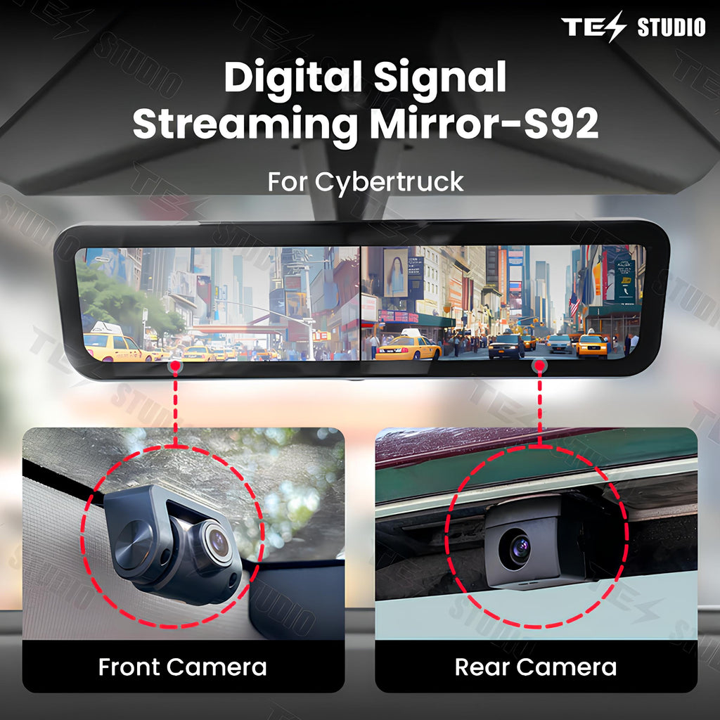 Tesla Cybertruck S92 Streaming Rearview Mirror Recorder Tesstudio?