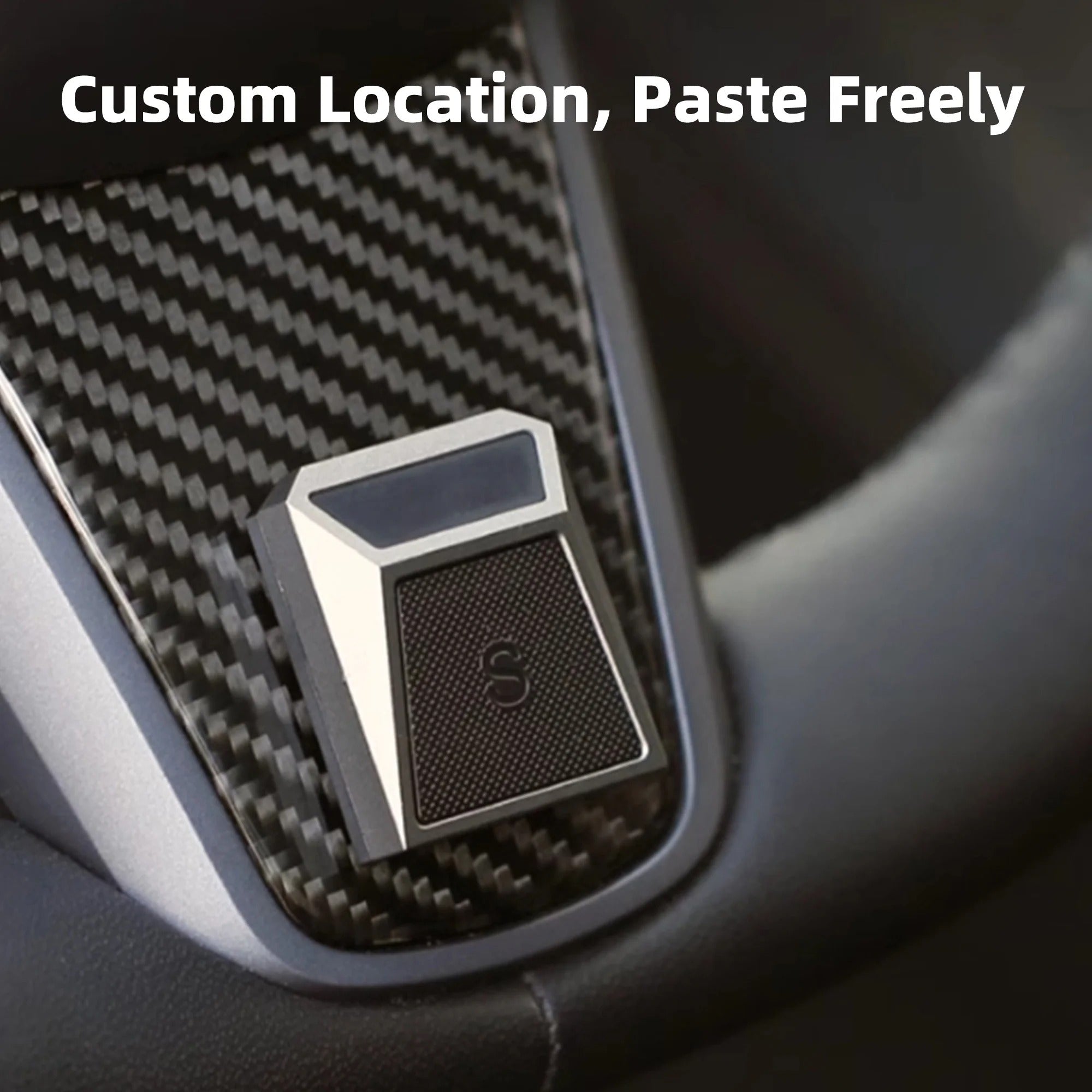 Physical Buttons Control Panel for Tesla Model 3/Model Y ¨C Bluetooth Smart Center Console Buttons-Custom Location, Paste Freely