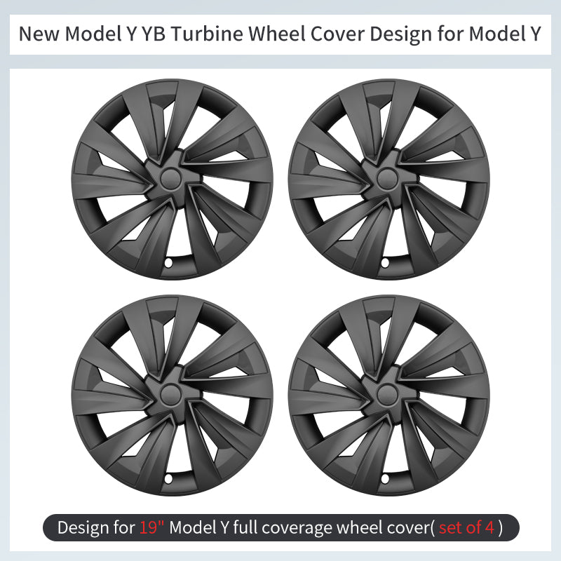 19 inch/20 inch X Style YB Turbine Knife Wheel Covers for Tesla Model Y Juniper