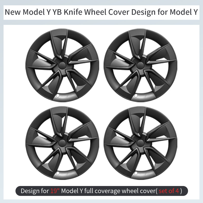 Tesla Model Y Juniper Hubcap X Style 19'' YB Knife Wheel Covers Tesstudio?