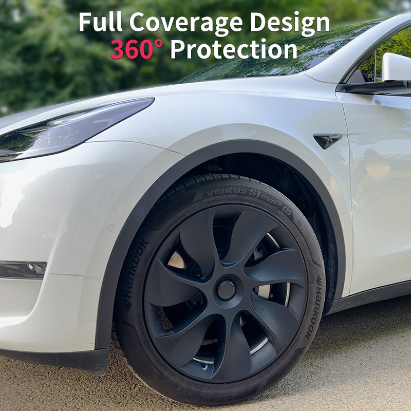 Tesla Model Y Wheels Hub Caps 19'' Cyclone Style Wheel Cover Tesla Model Y Wheel Covers Tesstudio?